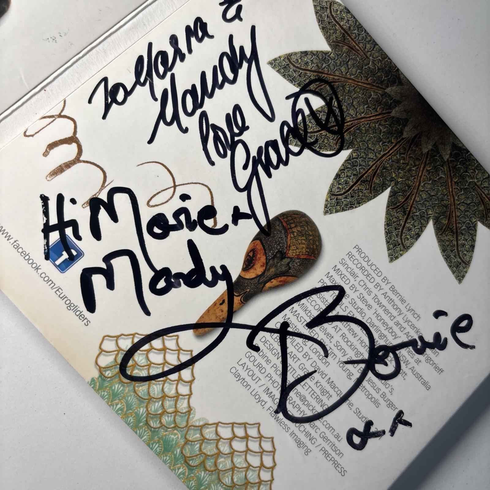 Signed Copy EUROGLIDERS VERY RARE Australian Self-Titled OOP CD 2005