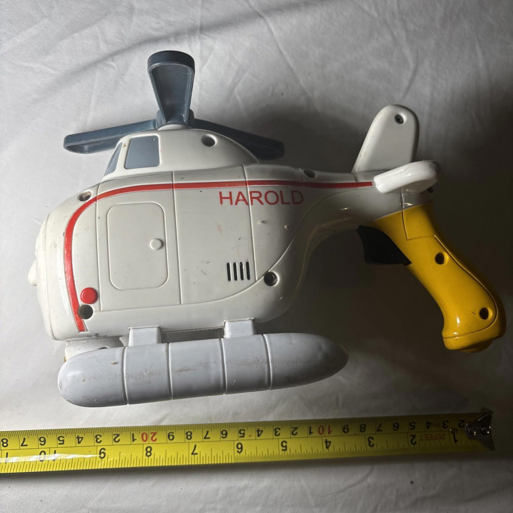 HAROLD THE HELICOPTER - 25CM LONG - SEARCH & RESCUE - TALKS & LIGHTS - PRE-LOVED