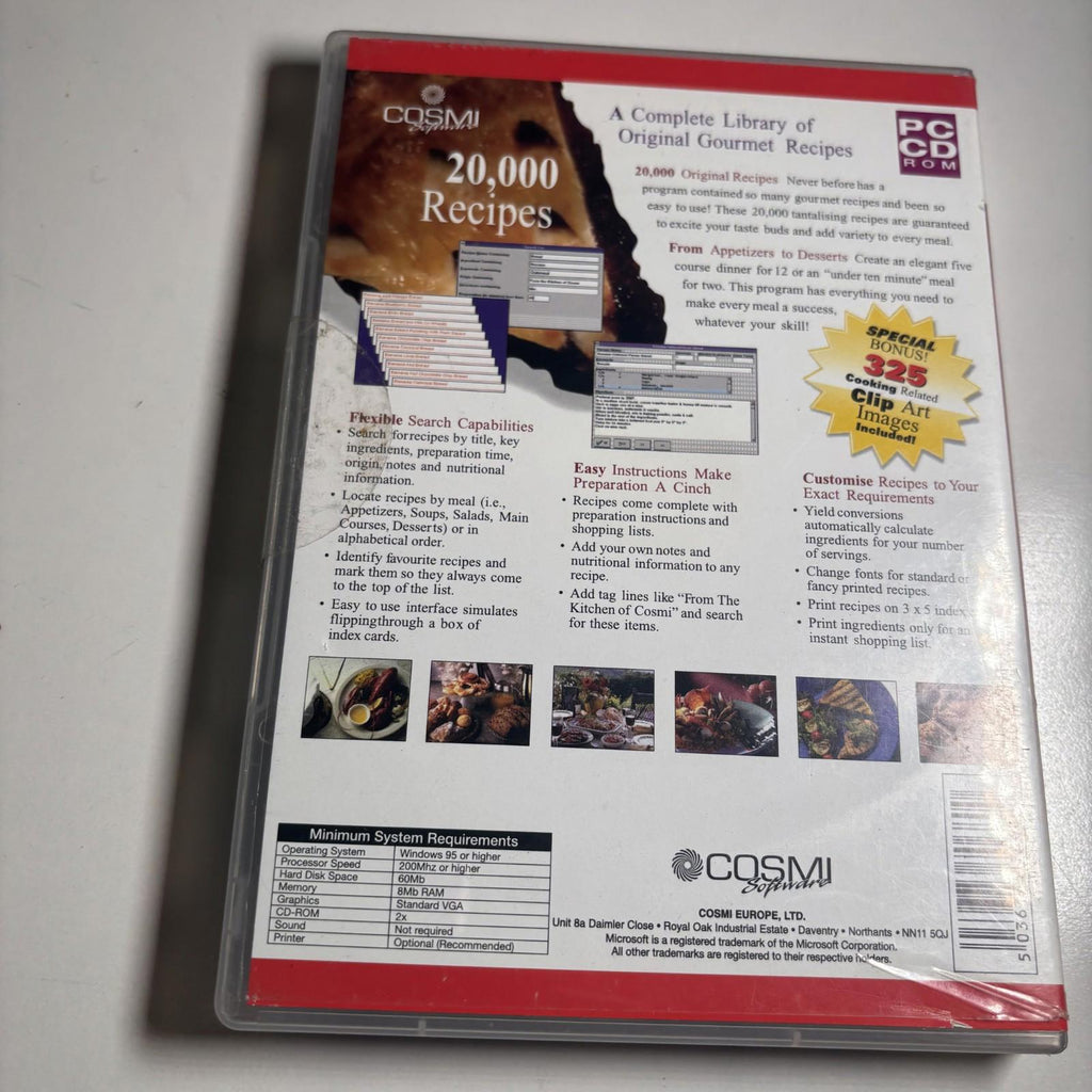 Vintage 20,000 Recipes (Windows, 2000, COSMI,)