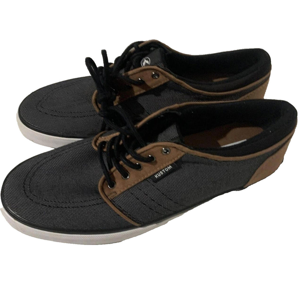 KUSTOM Remark 2 Slate Black/Tan Men's Casual Shoes - Size US 7.5. - Come Sell Nearly Anything