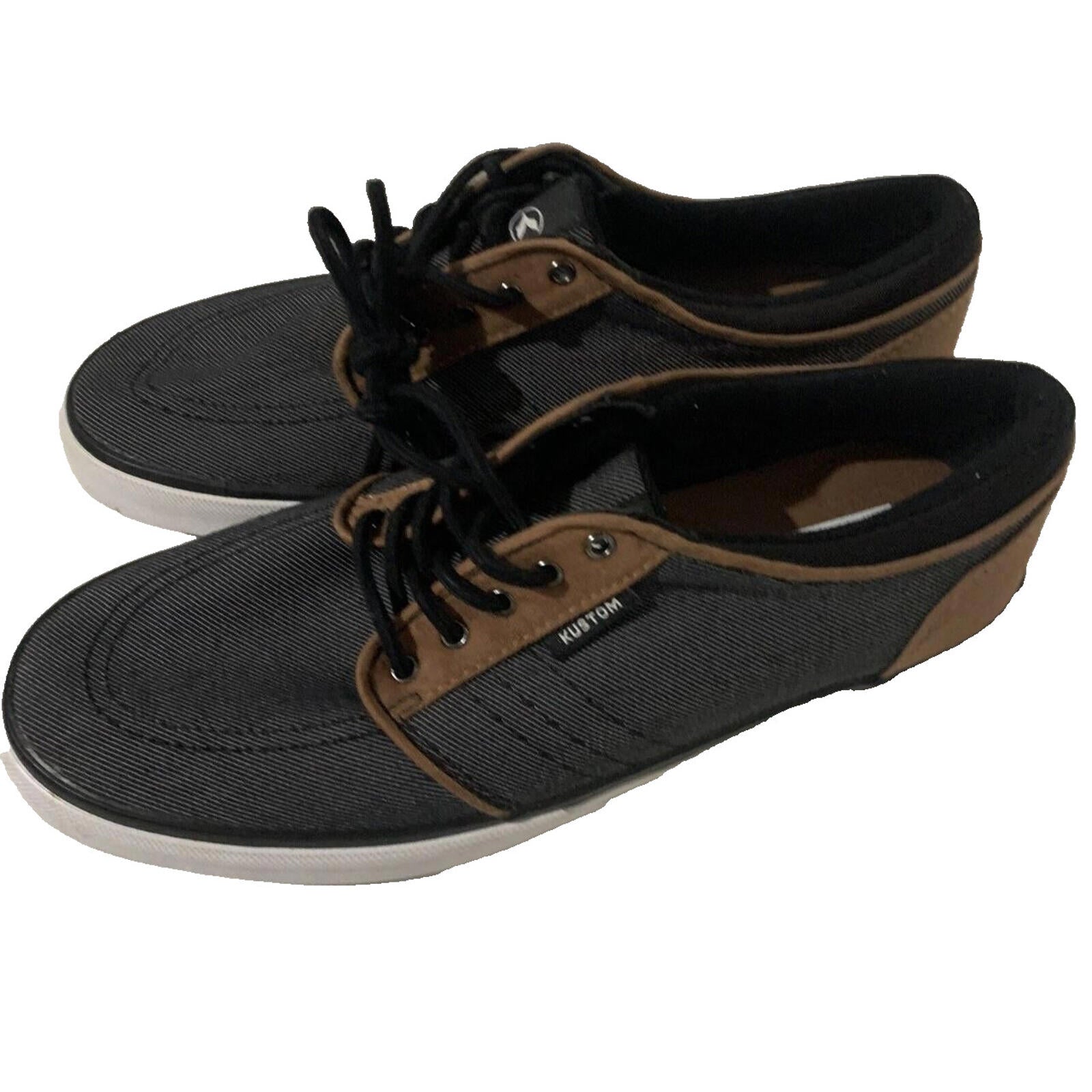 KUSTOM Remark 2 Slate Black/Tan Men's Casual Shoes - Size US 7.5. - Come Sell Nearly Anything