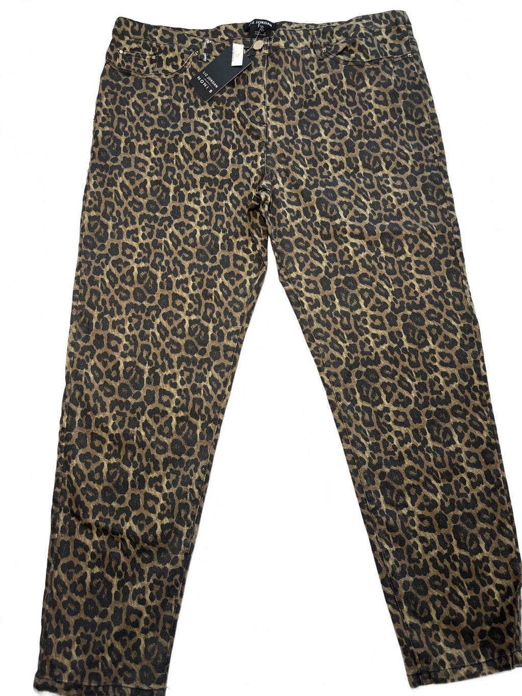 Liz Jordan / Noni B Women's Leopard Print Casual Pants - Come Sell Nearly Anything