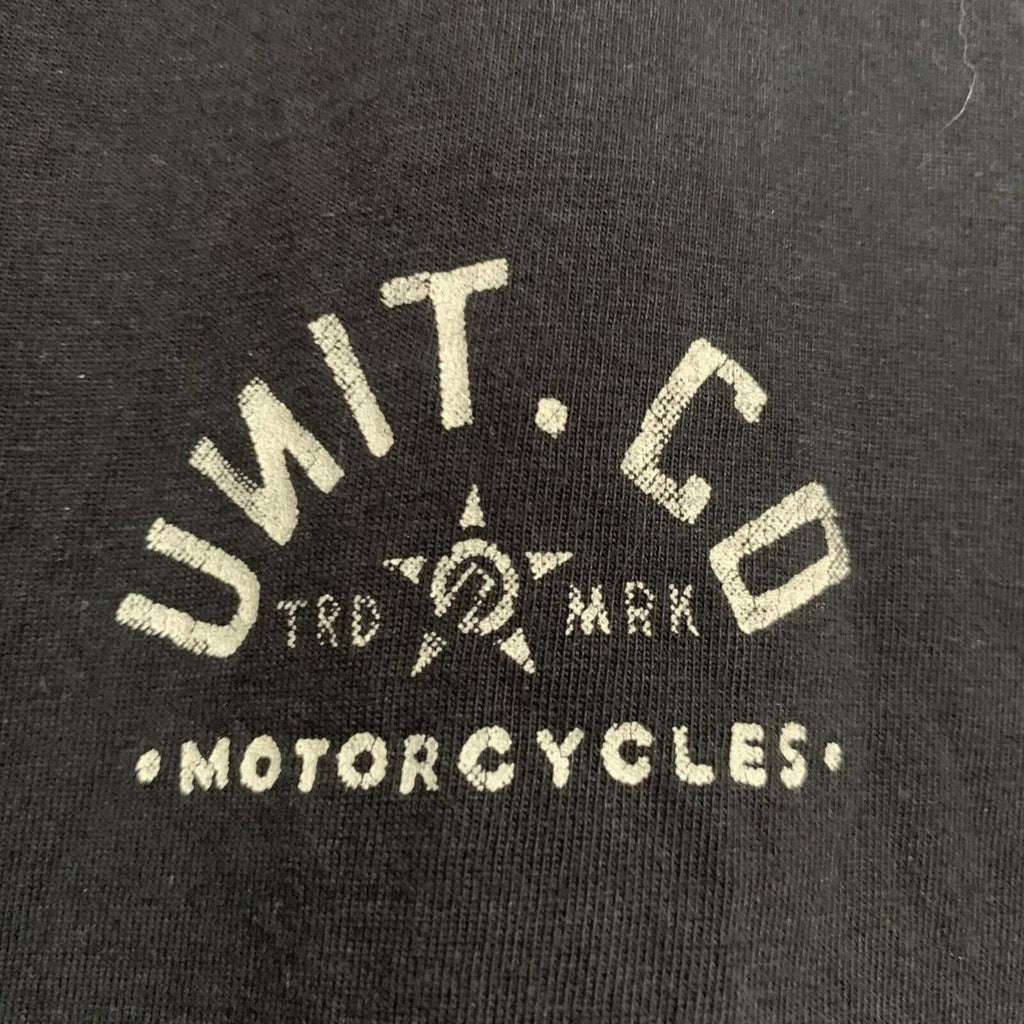 Unit. co Trademark Motorcycles Black T-shirt Size 14. - Come Sell Nearly Anything