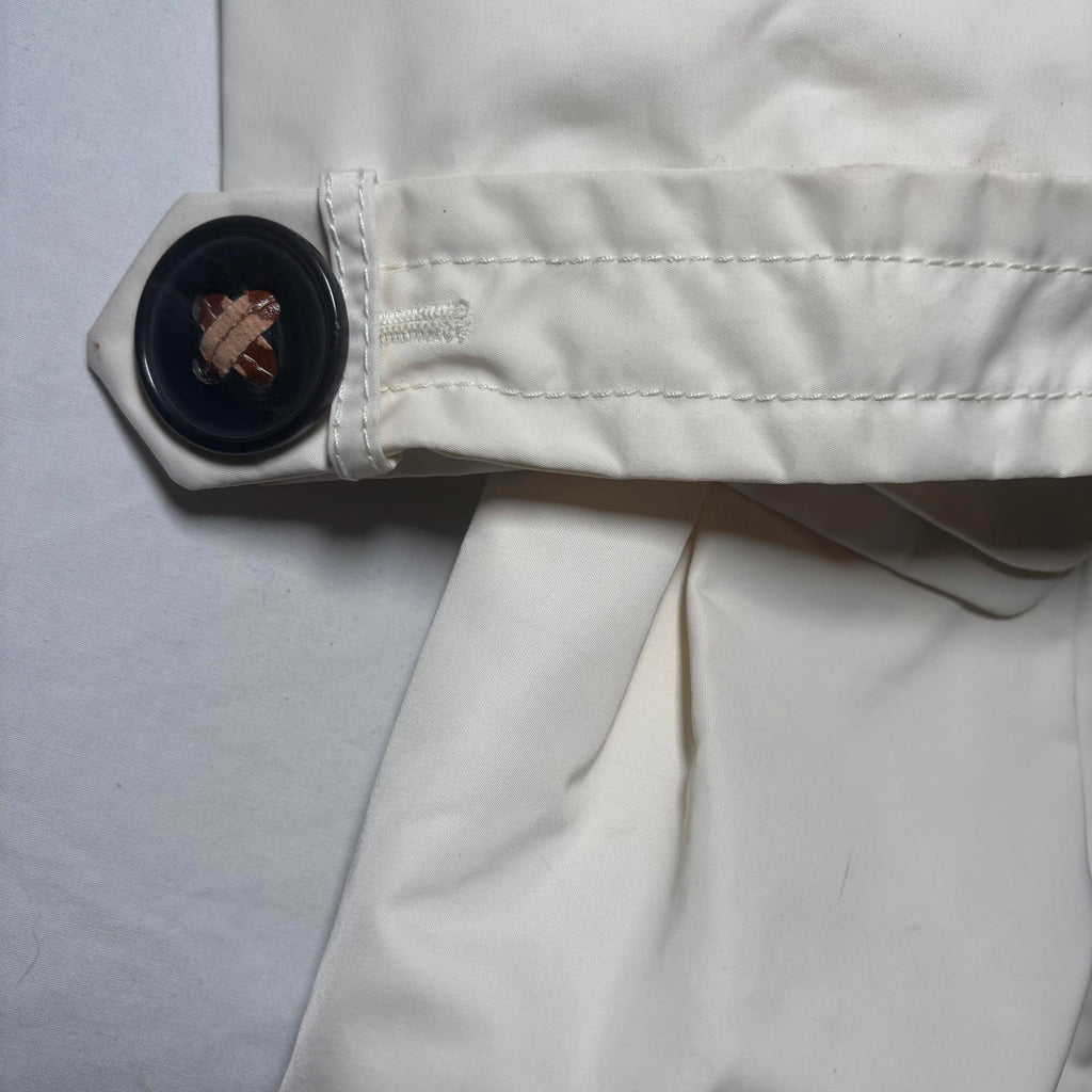 Fay Women's Trench Coat Size L Cream Double-Breasted   #TrenchCoat #Fay - Come Sell Nearly Anything