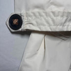 Fay Women's Trench Coat Size L Cream Double-Breasted   #TrenchCoat #Fay - Come Sell Nearly Anything