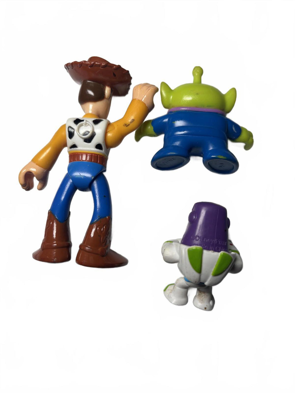 DISNEY Pixar TOY STORY Sheriff WOODY Buzz Plastic Action FIGURES Toys