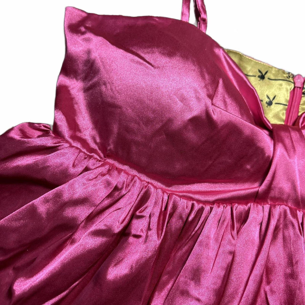 Playboy Small Satin Pink Dress #Womenswear #Dress #Satin #Playboy - Come Sell Nearly Anything