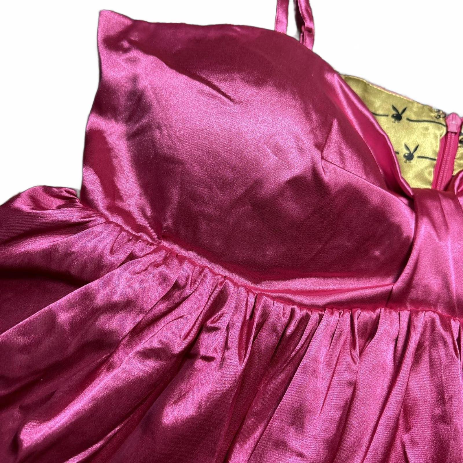 Playboy Small Satin Pink Dress #Womenswear #Dress #Satin #Playboy - Come Sell Nearly Anything