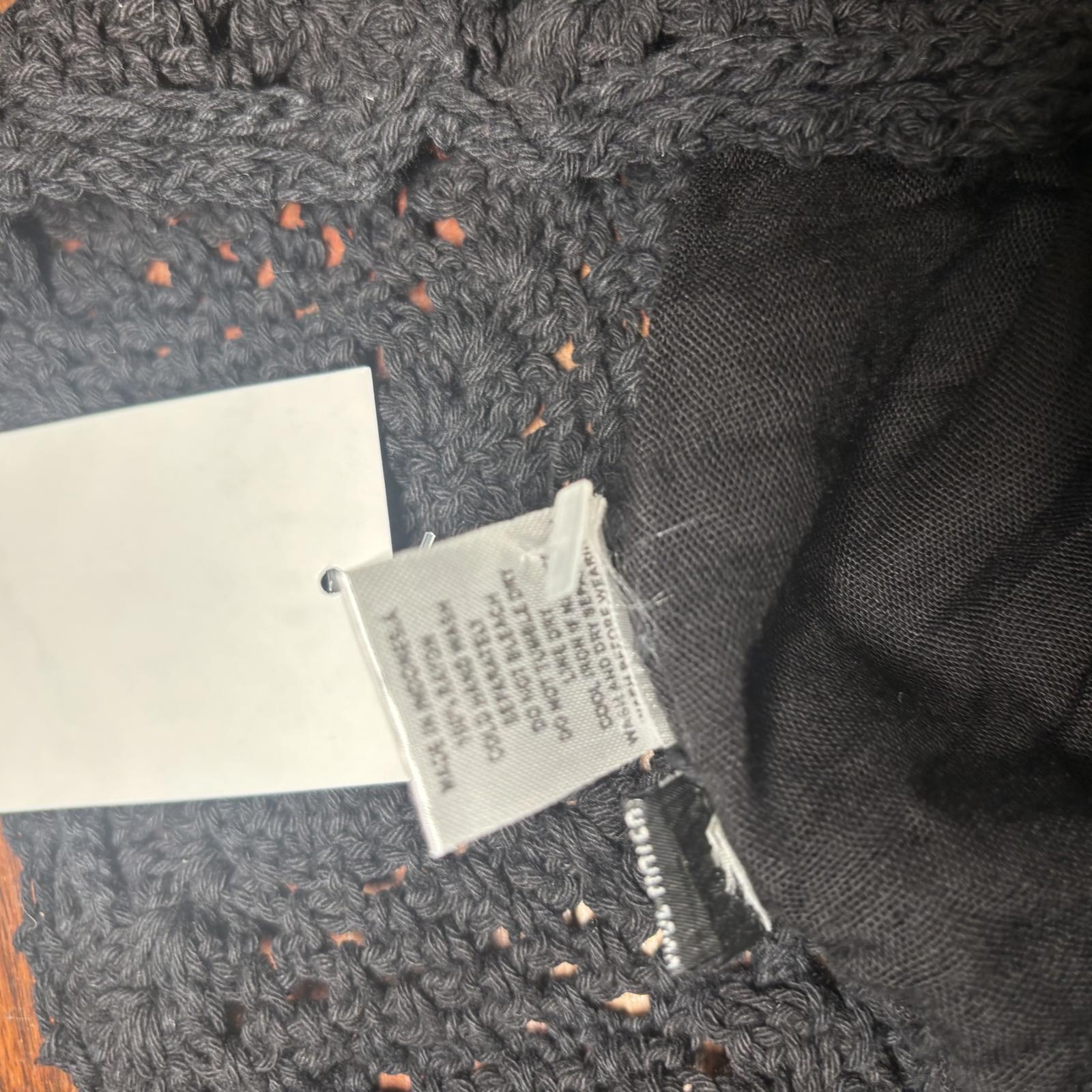 Mayyada Bazaar Black Crochet Skirt Size M BNWT