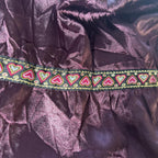 Sass Women's Purple Vintage Satin Skirt Size 10 Y2K Goth Style