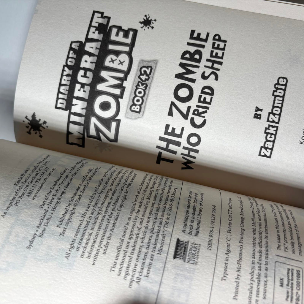 Diary of a Minecraft Zombie Book 42: The Zombie Who Cried Sheep by Zack Zombie