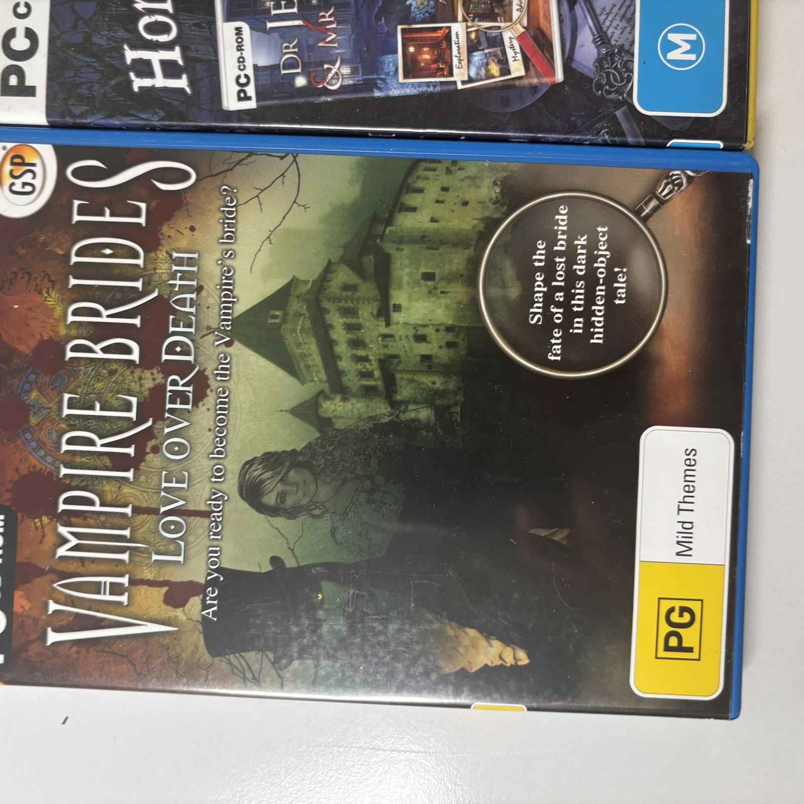 PC CD-ROM Mystery and Horror Game Collection