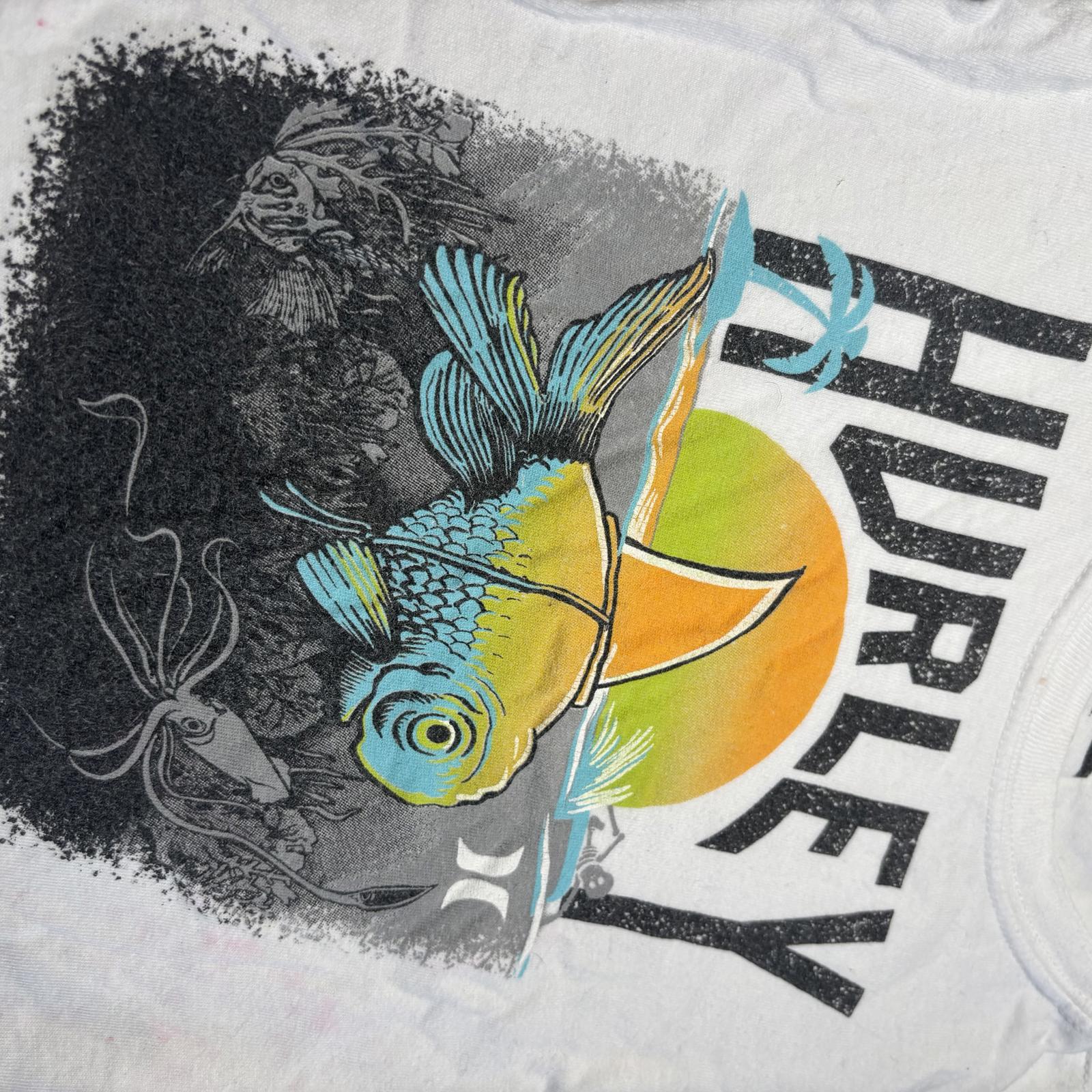 Hurley Kids' White Graphic T-Shirt Size 18M Toddler #Kidswear #Hurley