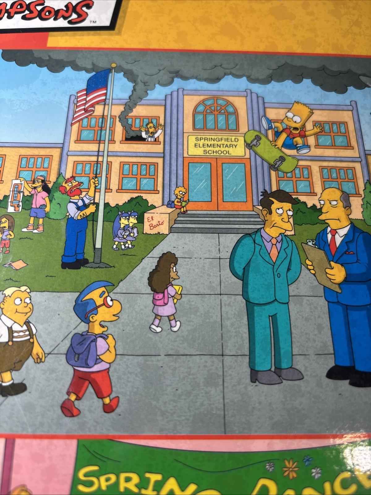 The Simpsons 300pc Jigsaw Puzzle ‘Springfield Elementary School’ (2006) Complete