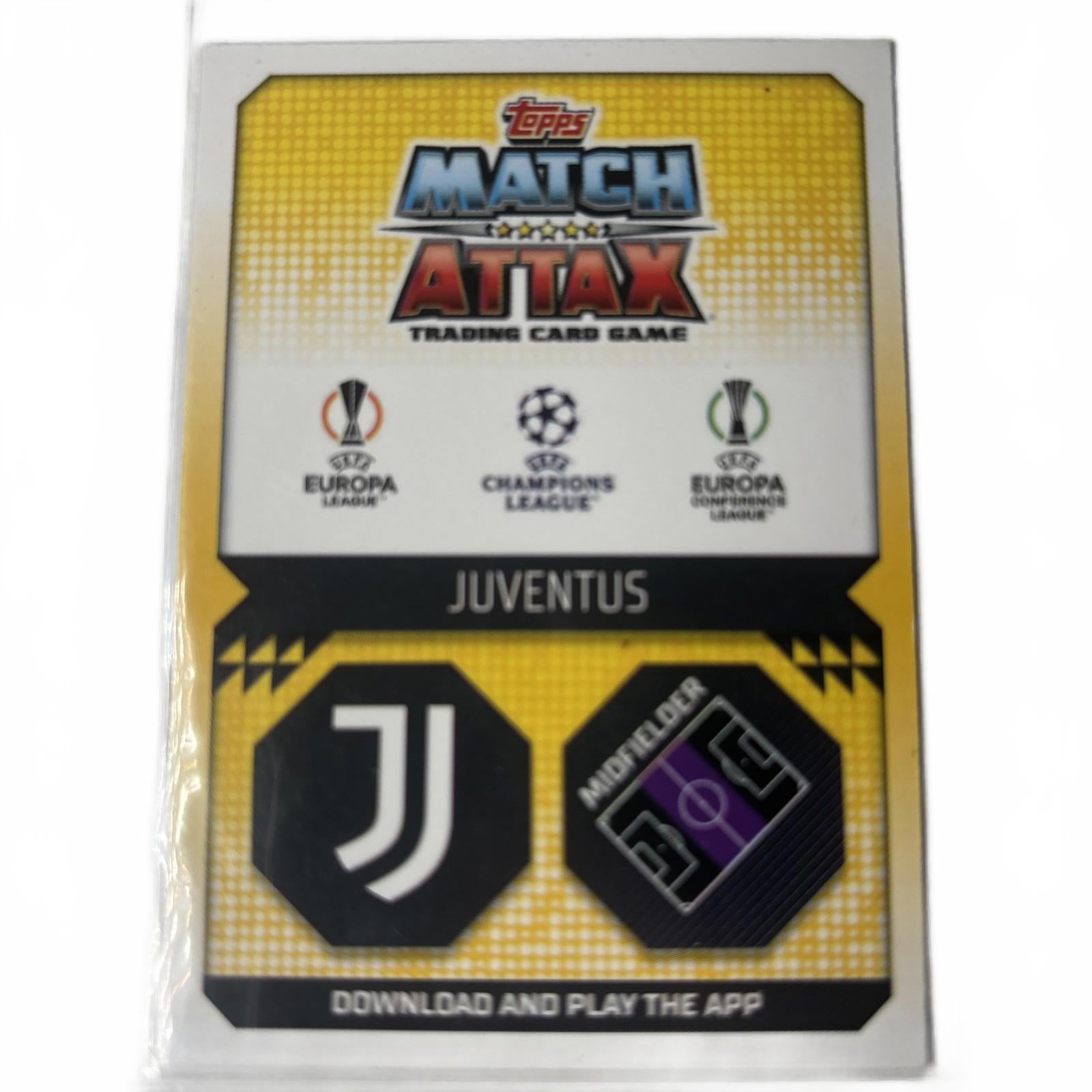2022-23 Topps Match Attax Champions League Federico Chiesa GOLD Limited