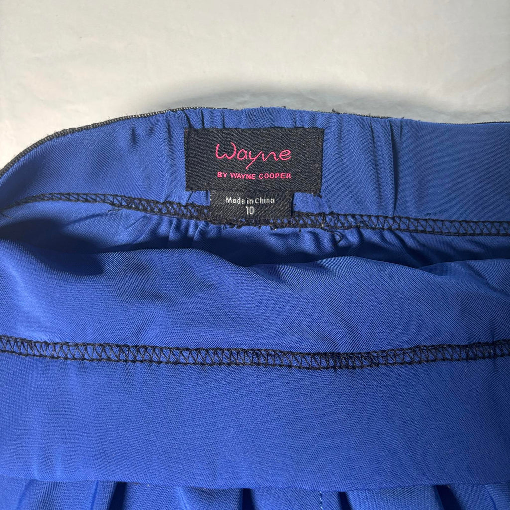 Wayne by Wayne Cooper Blue Women's Skirt Size 10 Summer Style