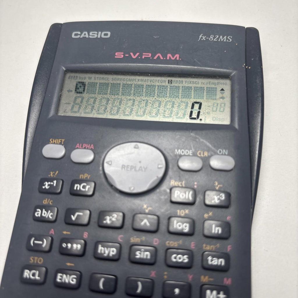 Casio fx-82MS Scientific Calculator 2-Line Display 240 Function STAT Data Editor