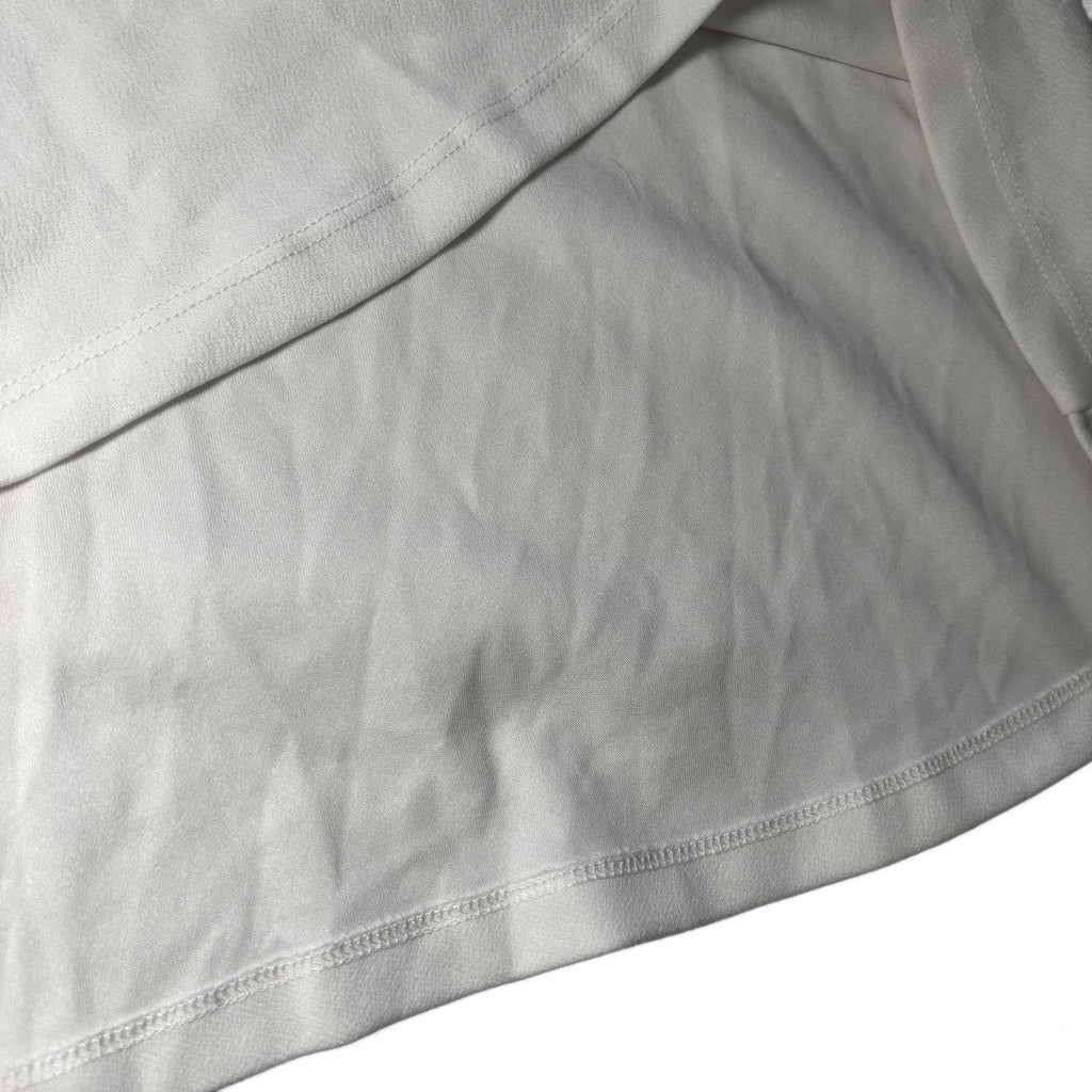 T.C.N Women's Long Sleeve Button-Down Dress Shirt - Black & White Colorblock, XL - Come Sell Nearly Anything