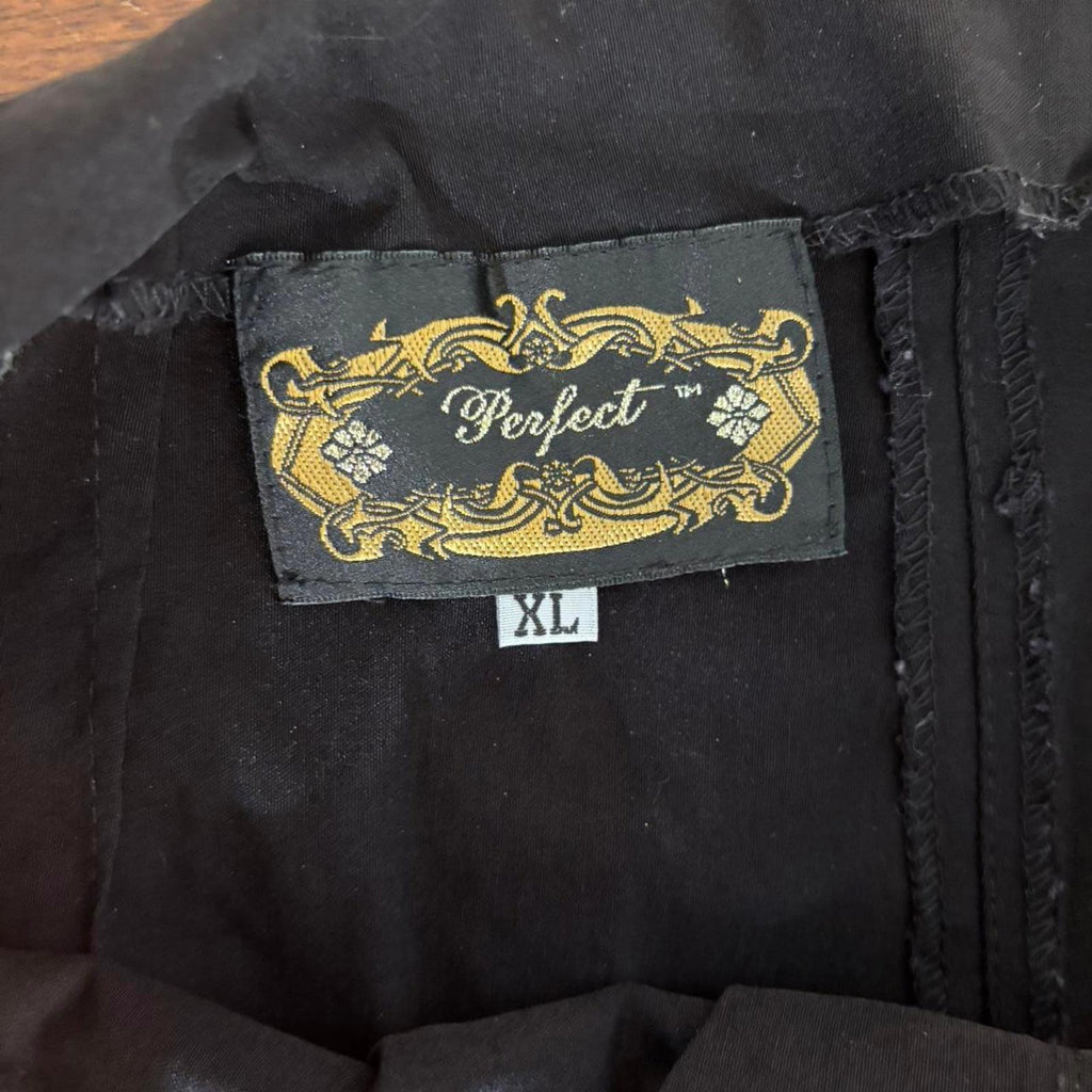 Perfect Women's Black Leggings with Stylish Mesh Detail, Size XL - Come Sell Nearly Anything