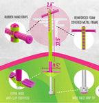 Flybar Limited Edition Foam Maverick 2.0 Pogo Stick for KidsTwo Rubber Hand USED