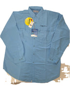 Ruff N Men’s Off Shore Rayosan UV Protection Fishing LS Shirt, Blue, XLarge BNWT - Come Sell Nearly Anything