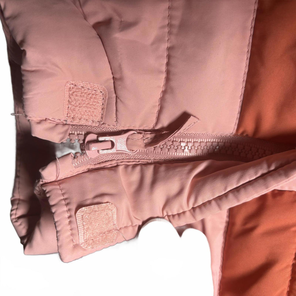 berr Baby Puffer Jacket Size 000 Pink Orange Warm Winter Coat