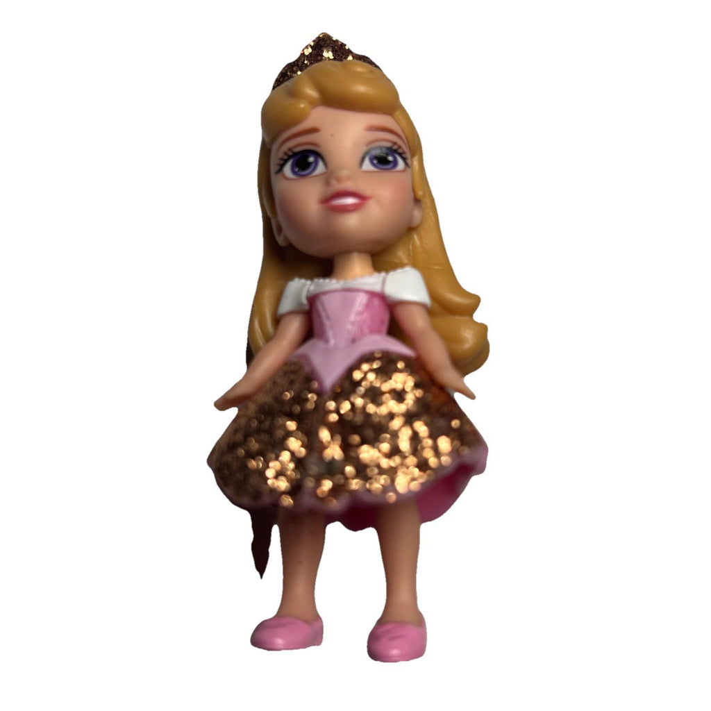 Disney Princess Mini Aurora 3.5" Posable Doll Sleeping Beauty with Glitter