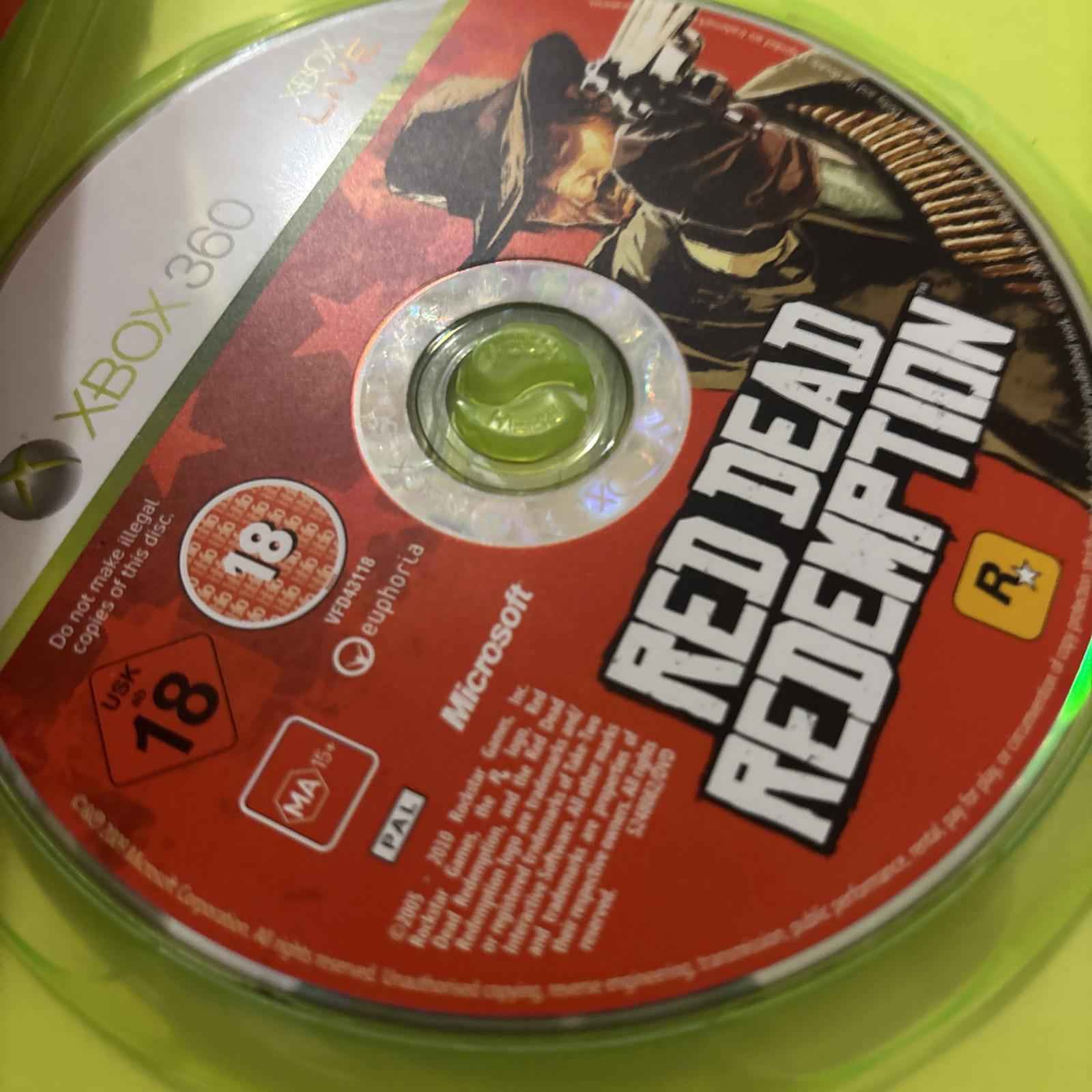 Red Dead Redemption Xbox 360 Game PAL Complrtr With Manual No Map