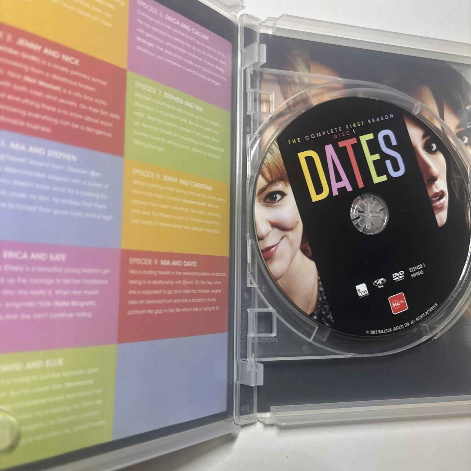Dates The Complete First Season (DVD, 2013, R4) Balloon Fox Studios Australian