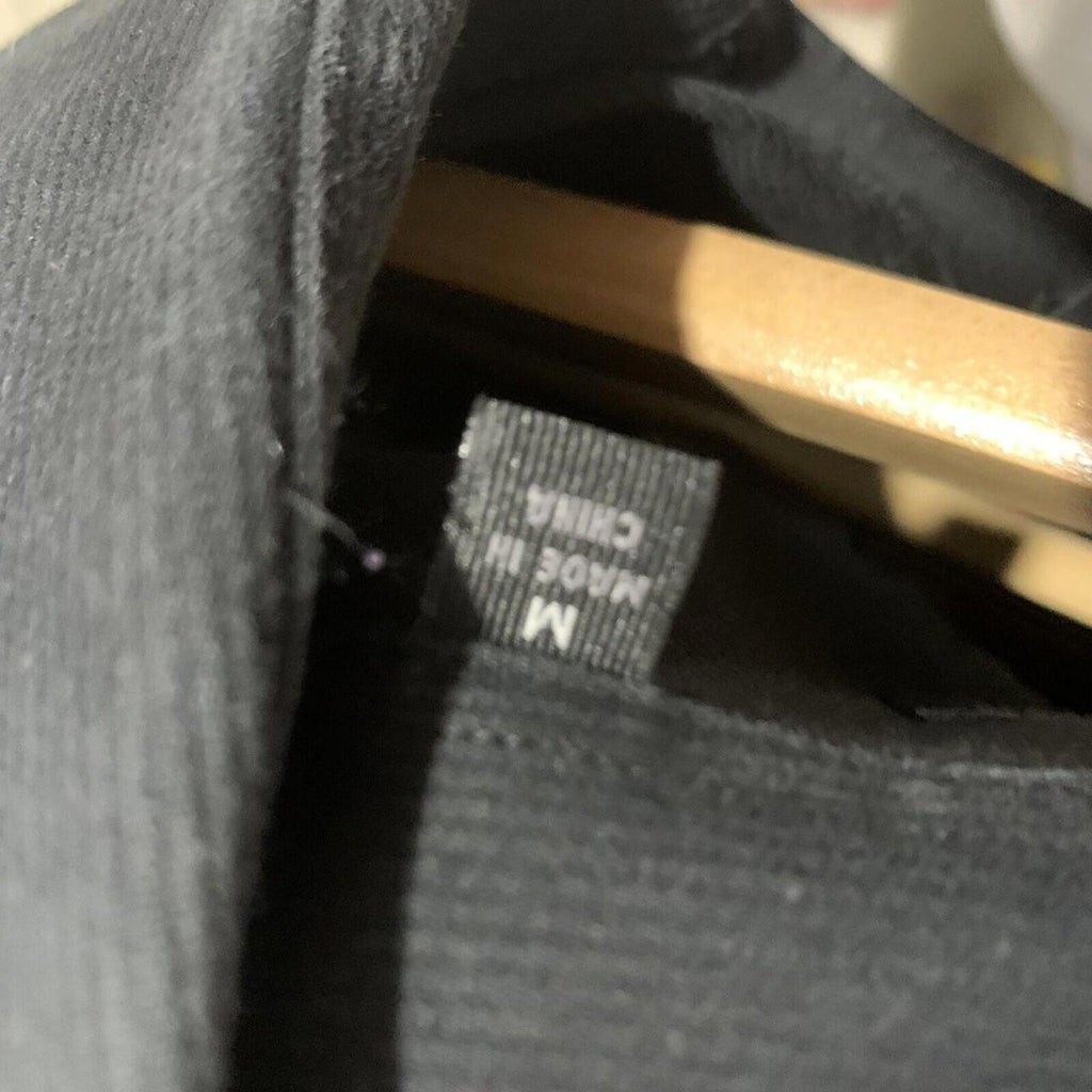 Marcs Shirt Mens M Black Longsleeve Button Up Cotton Black European Fabric - Come Sell Nearly Anything