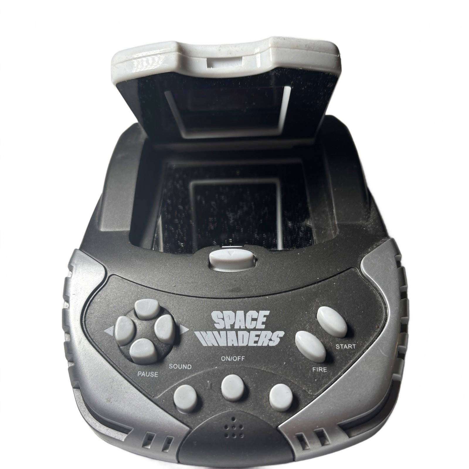 Space Invaders Electronic Handheld Game LCD Toy Excalibur #402-1CS Works