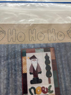 The Chook Shed - HO HO HO - Patchwork Wall Hanger Sew Stitch Vintage Craft - Come Sell Nearly Anything