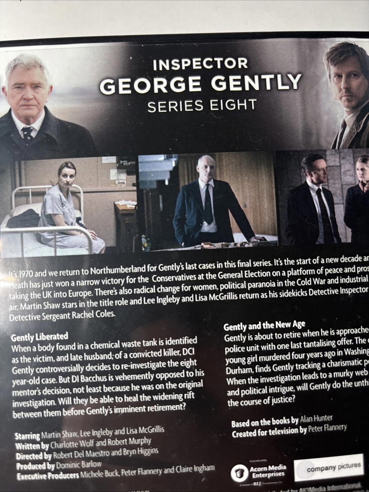 Inspector George Gently Series Eight 8 DVD BBC, Region 2!!!