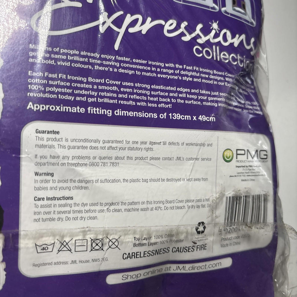 NEW Fast Fit Ironing Board Cover By Spotlight Love Heart Lollie Print Candy Choc - Come Sell Nearly Anything