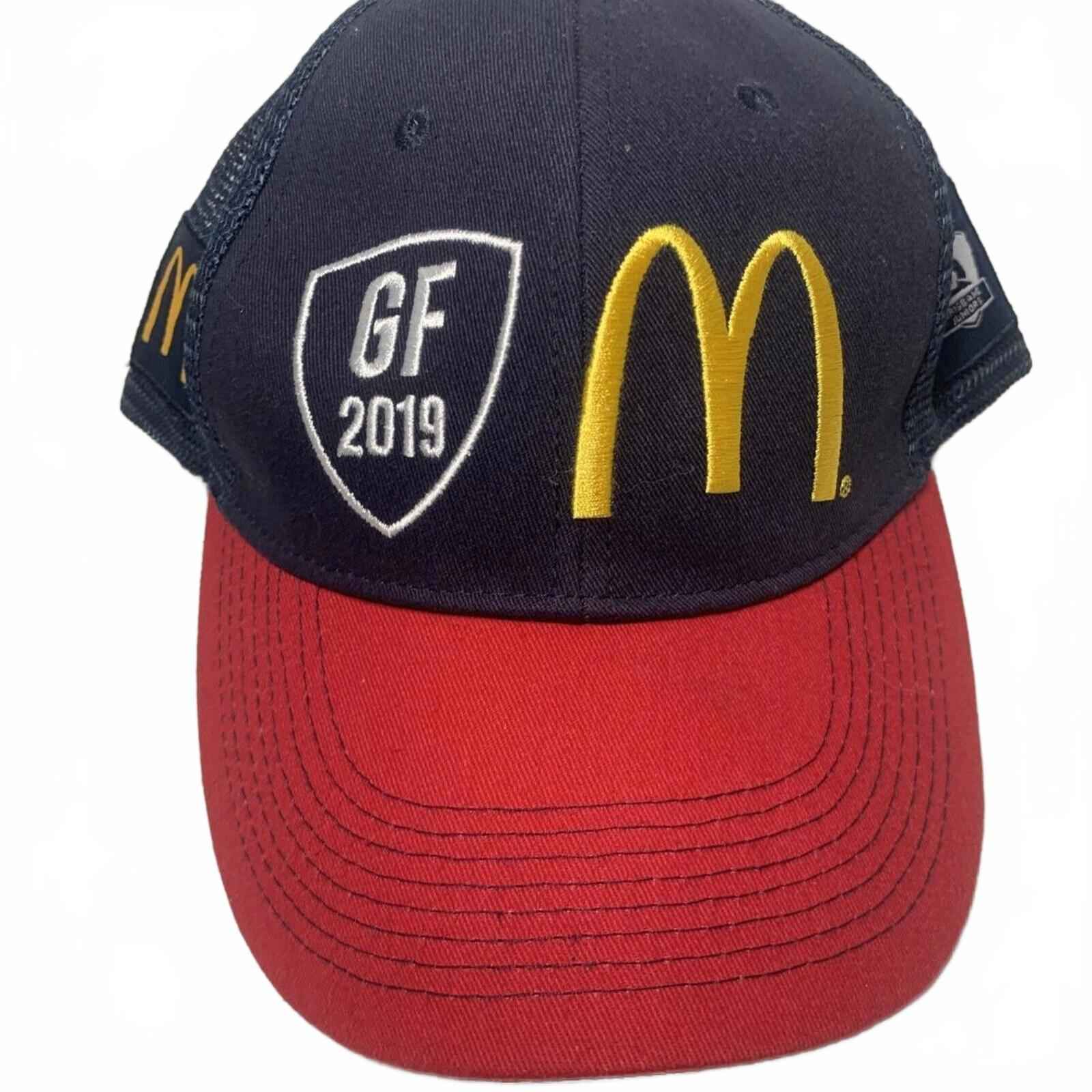 AFL Brisbane Juniors McDonald's Hat Cap Adjustable Rare Grand Finalist 2019.