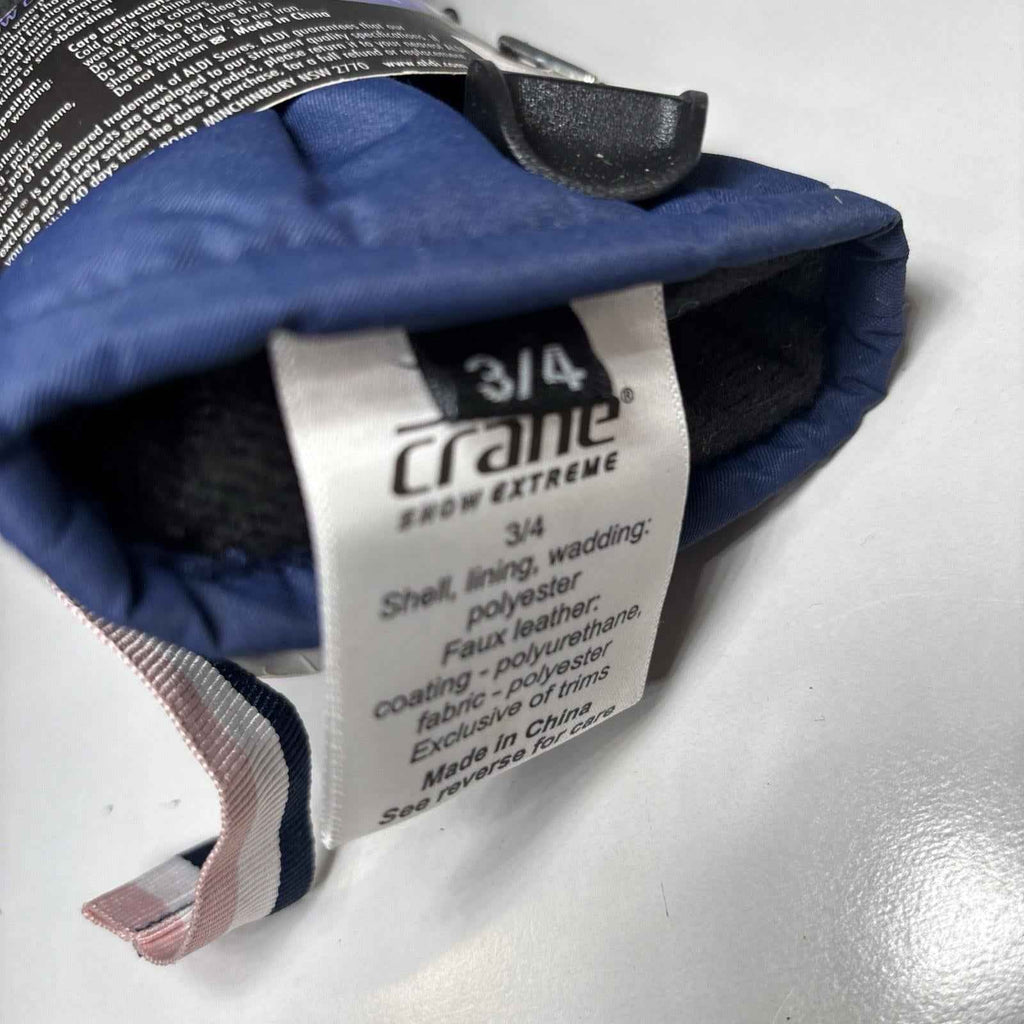 CRANE SNOW EXTREME GIRLS SZ 3/4 YEARS SNOWBOARDING/SKI GLOVES -