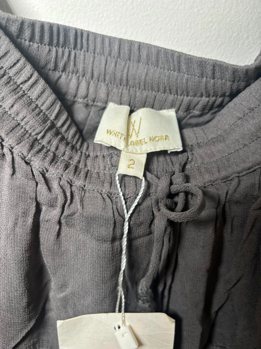 White Label Noba Black Ruffle Viscose Dress Size 2 RRP $269.95 - Come Sell Nearly Anything