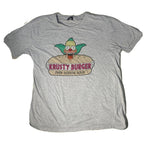 The Simpsons Krusty Burger sz XL Grey Graphic Print T shirt. - Come Sell Nearly Anything