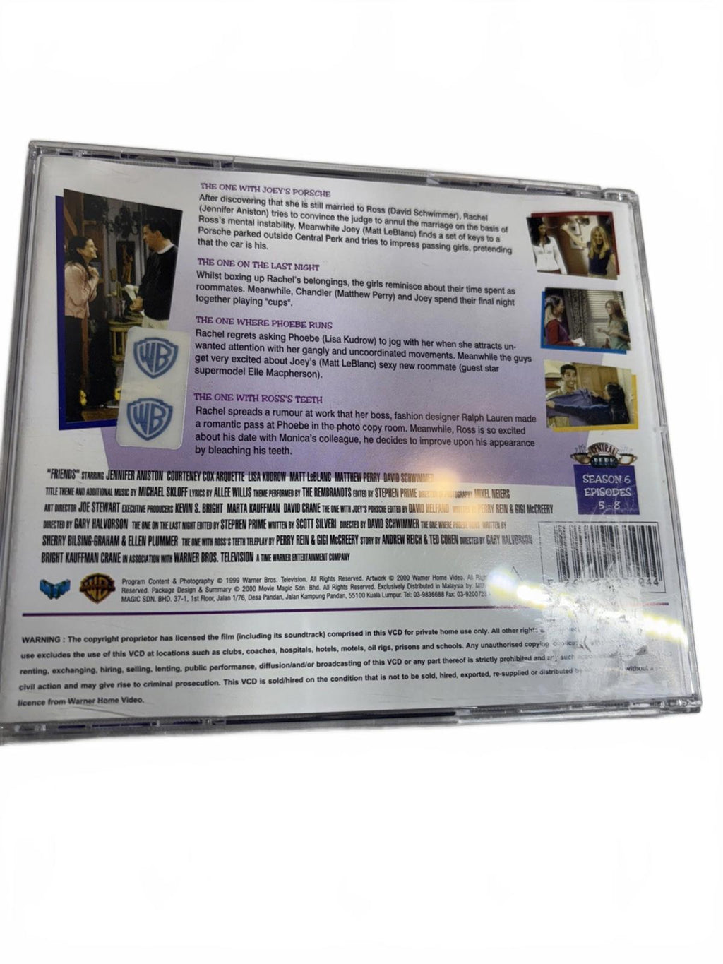 Mega Rare 2000 Friends Season 6 Episodes 5-8 Original Video CD VCD - Come Sell Nearly Anything