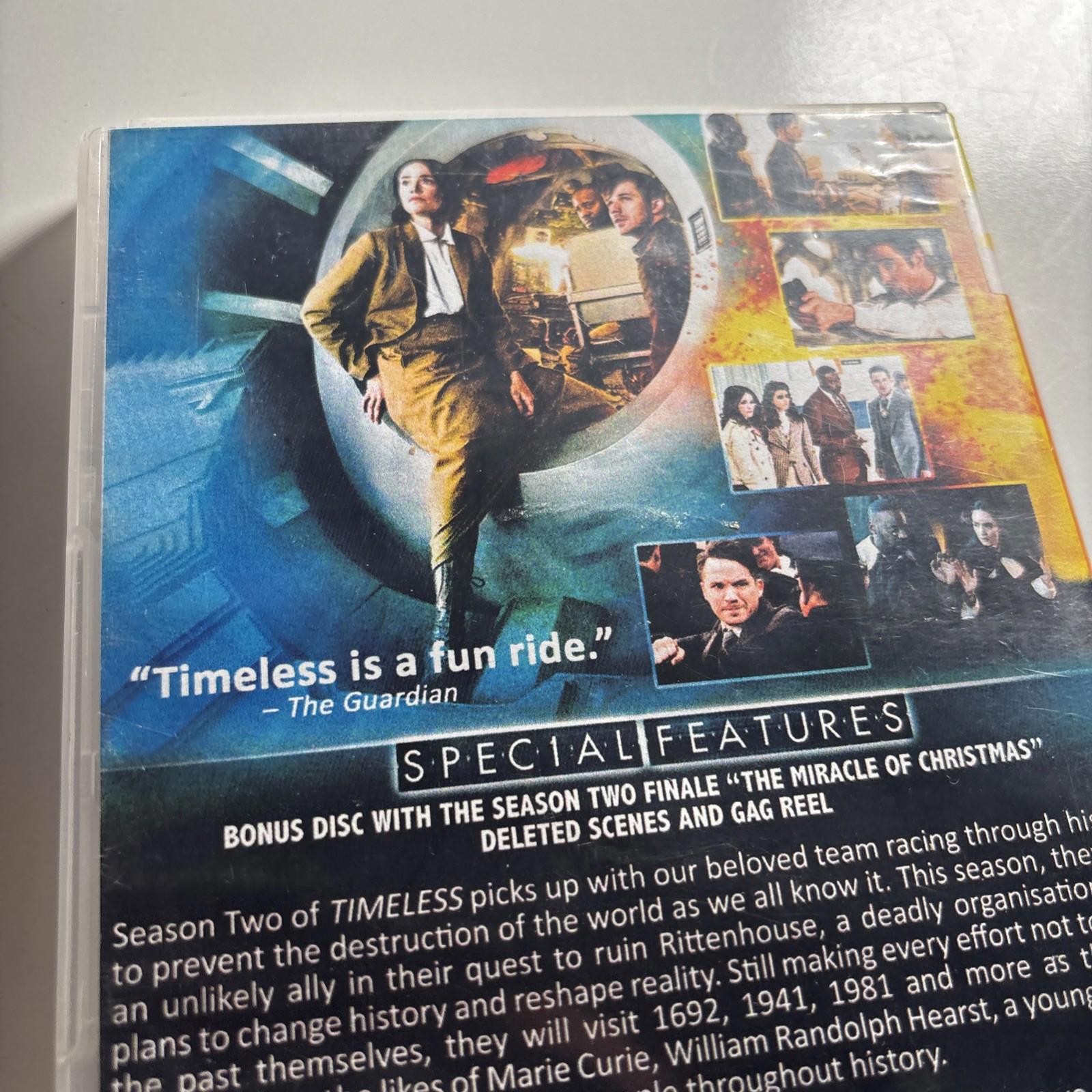 Timeless - Season 2 Complete DVD Box Set (Region 4)