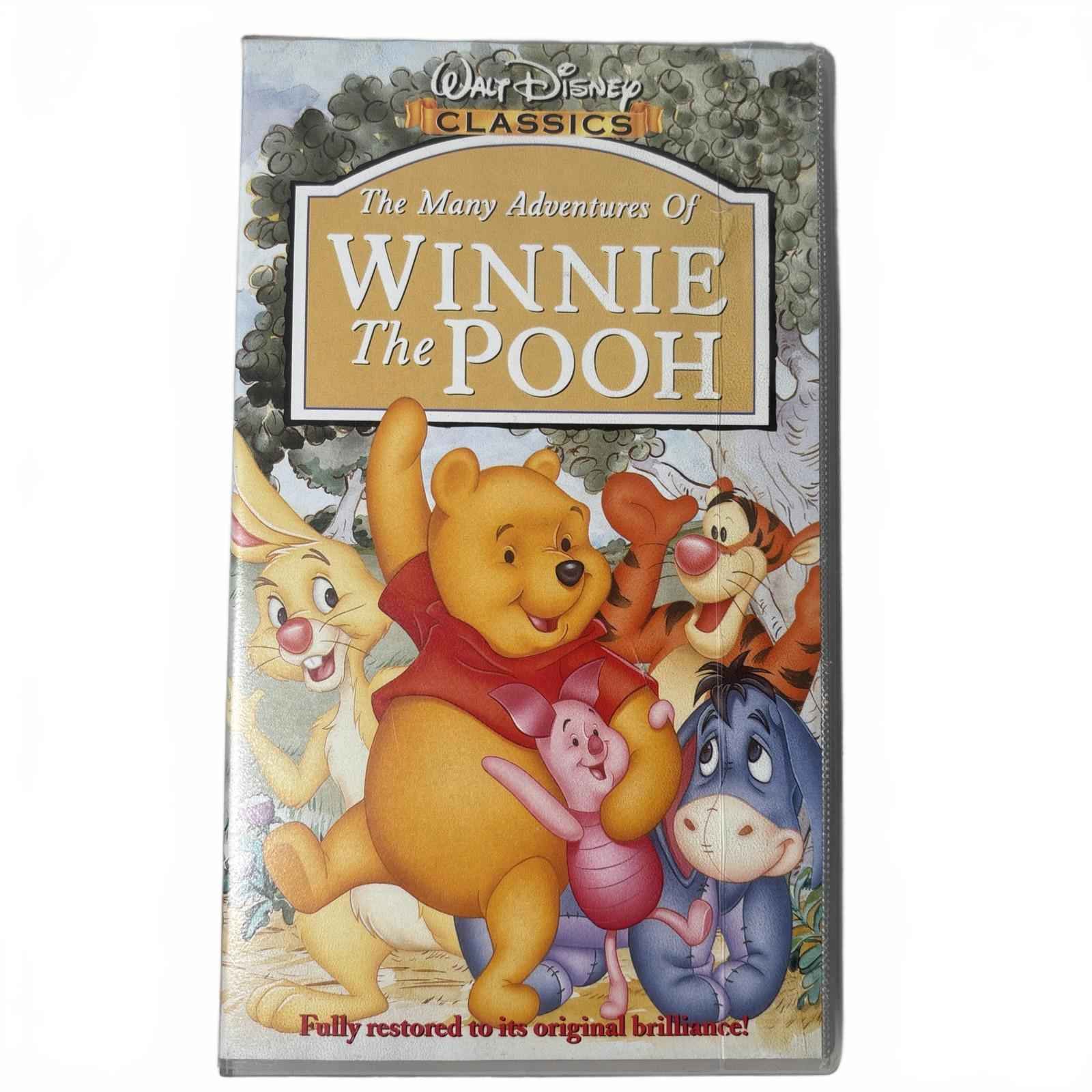 Walt Disney's The Many Adventures of Winnie the Pooh VHS 1996