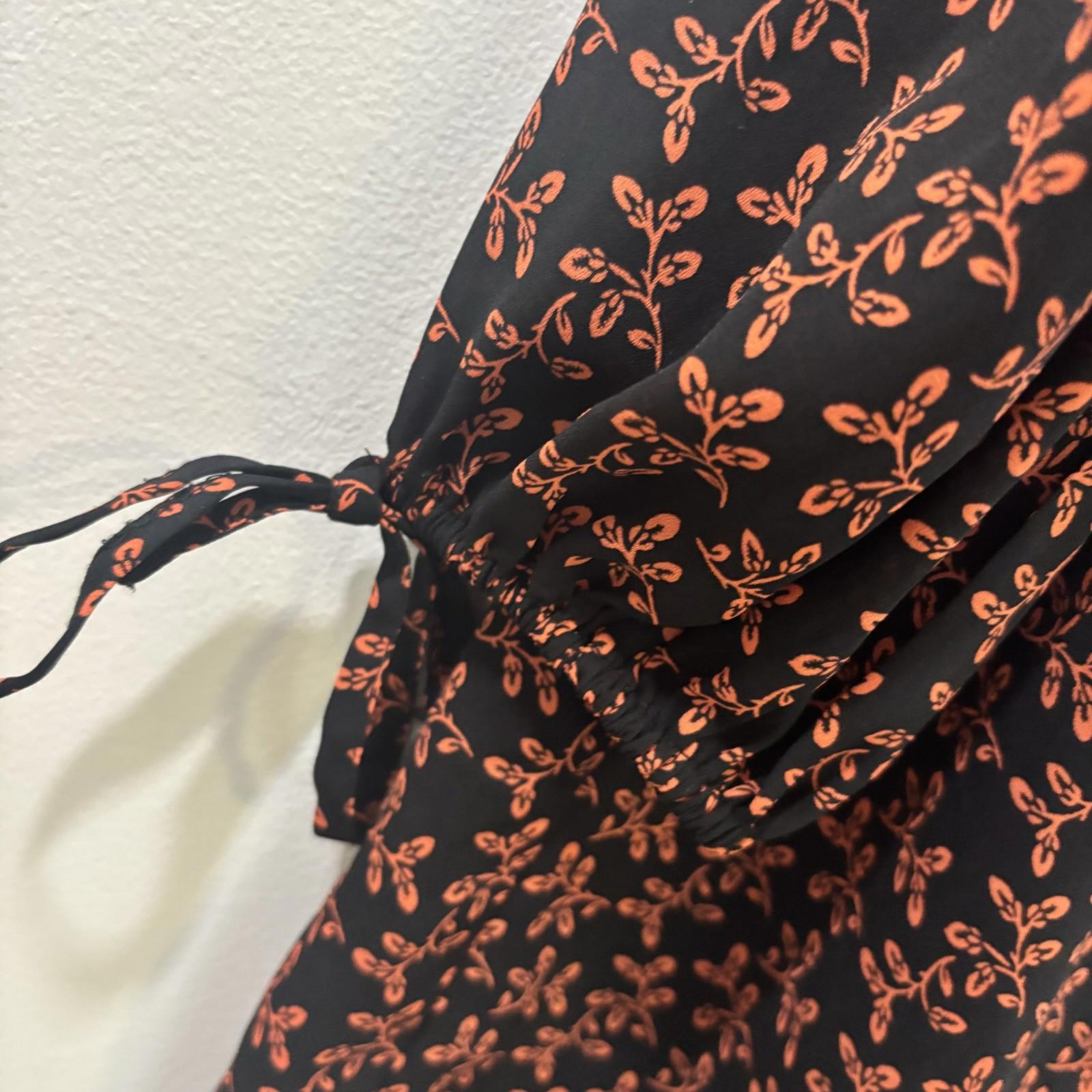 Vintage Stella Womens Geometric 60's Style Blouse Black Size 8 T3-26 - Come Sell Nearly Anything