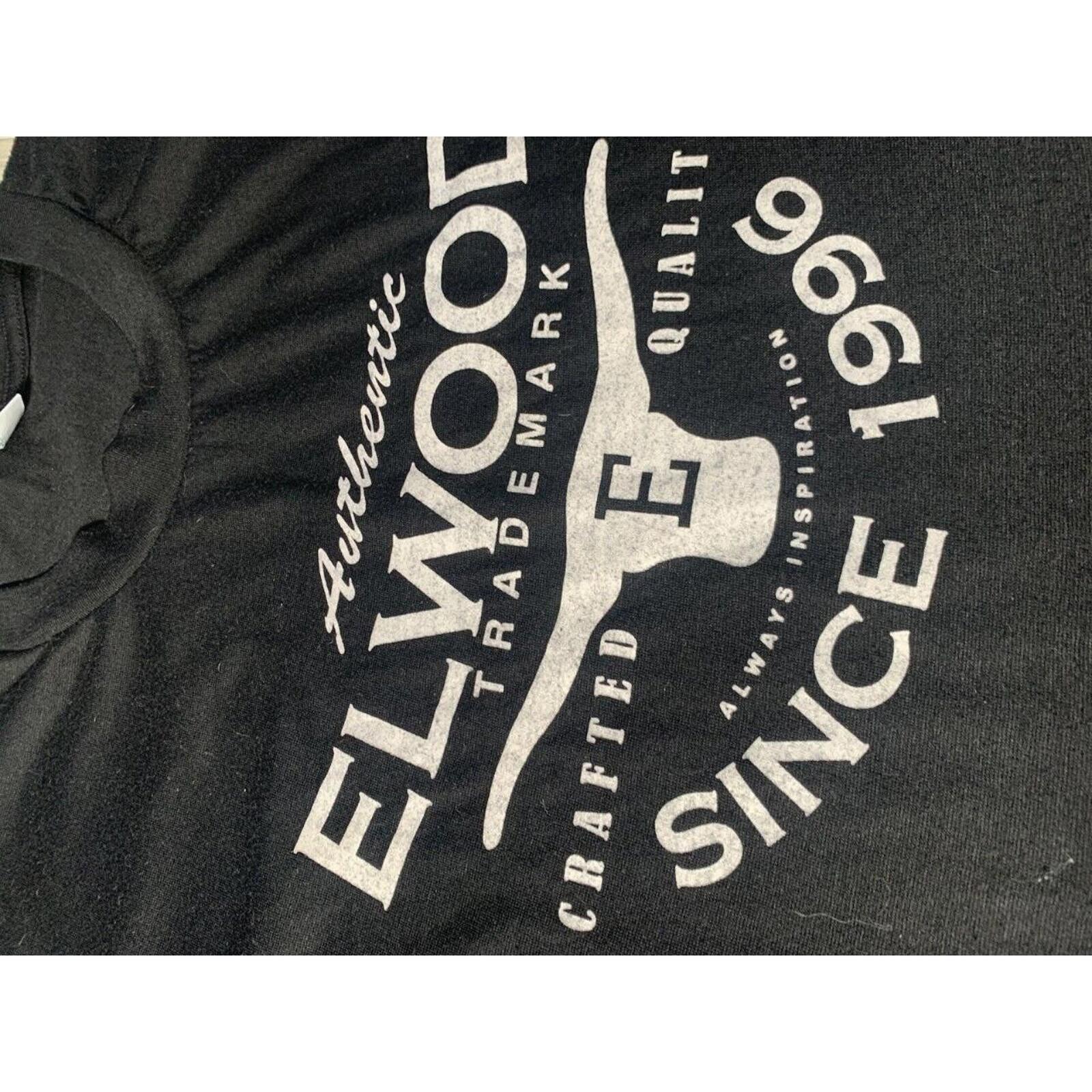 Vintage Elwood Tee S/Sleeve Casual T-shirt Crew Tops XL Bull Horns - Come Sell Nearly Anything