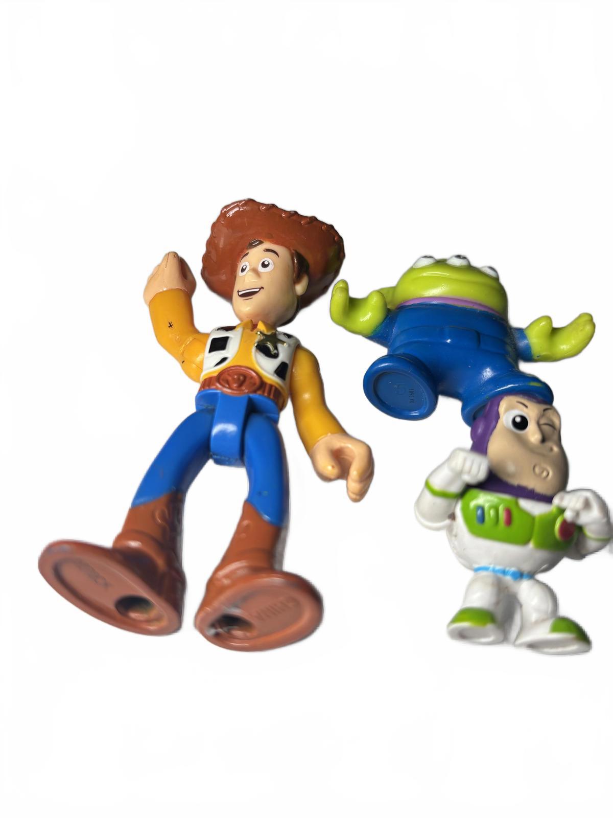 DISNEY Pixar TOY STORY Sheriff WOODY Buzz Plastic Action FIGURES Toys
