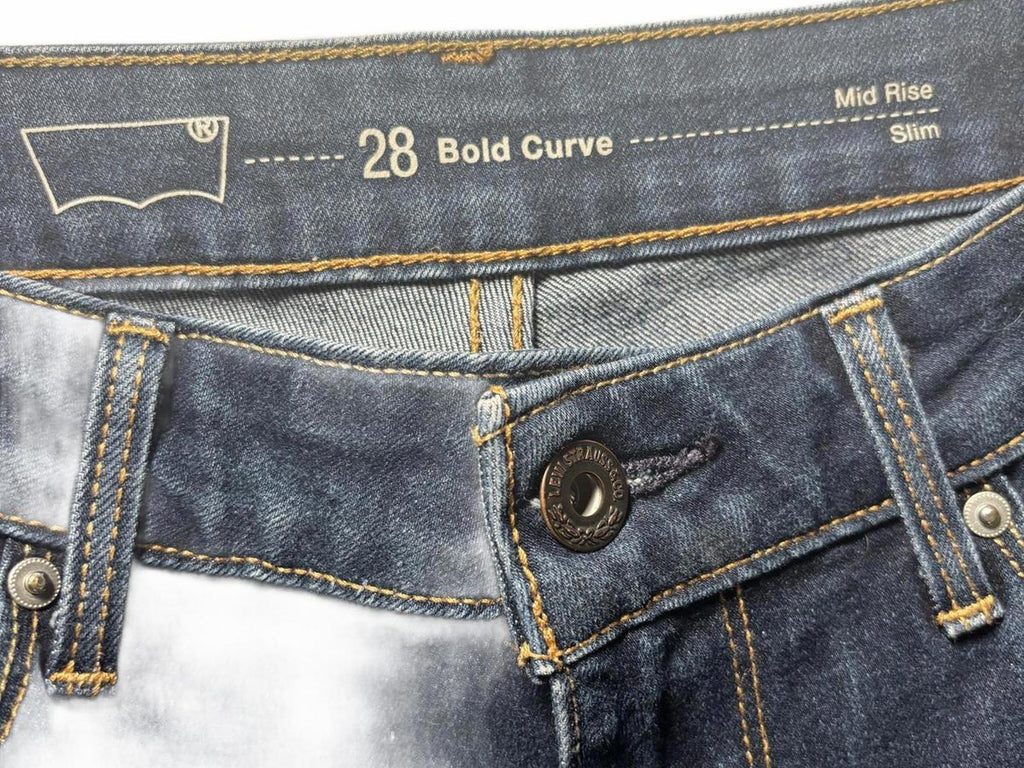 Levi's Women's Slim Jeans Size 28 Bold Curve Mid Rise - Come Sell Nearly Anything