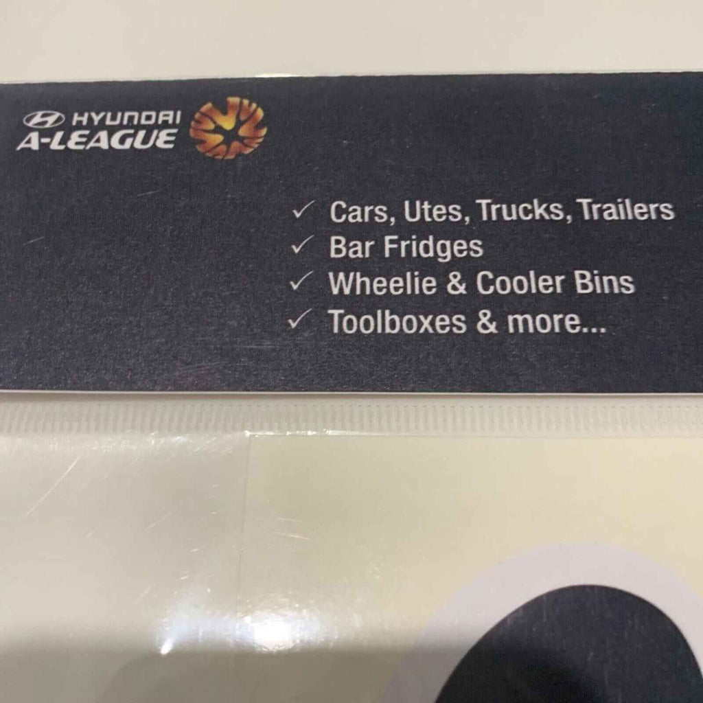 Wellington Phoenix A-League Supersized Mega Team Car Logo Sticker 25cm