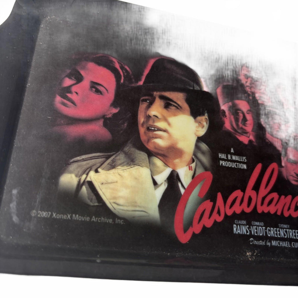 Casablanca VTG Receipt Card Tray, Humphrey Bogart, Ingrid Bergman