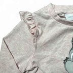 Disney Size 3 Girls Long Sleeve Sequin Bunny Top