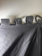 Pink Clove Black Cold Shoulder V-Neck Top Size M - Come Sell Nearly Anything