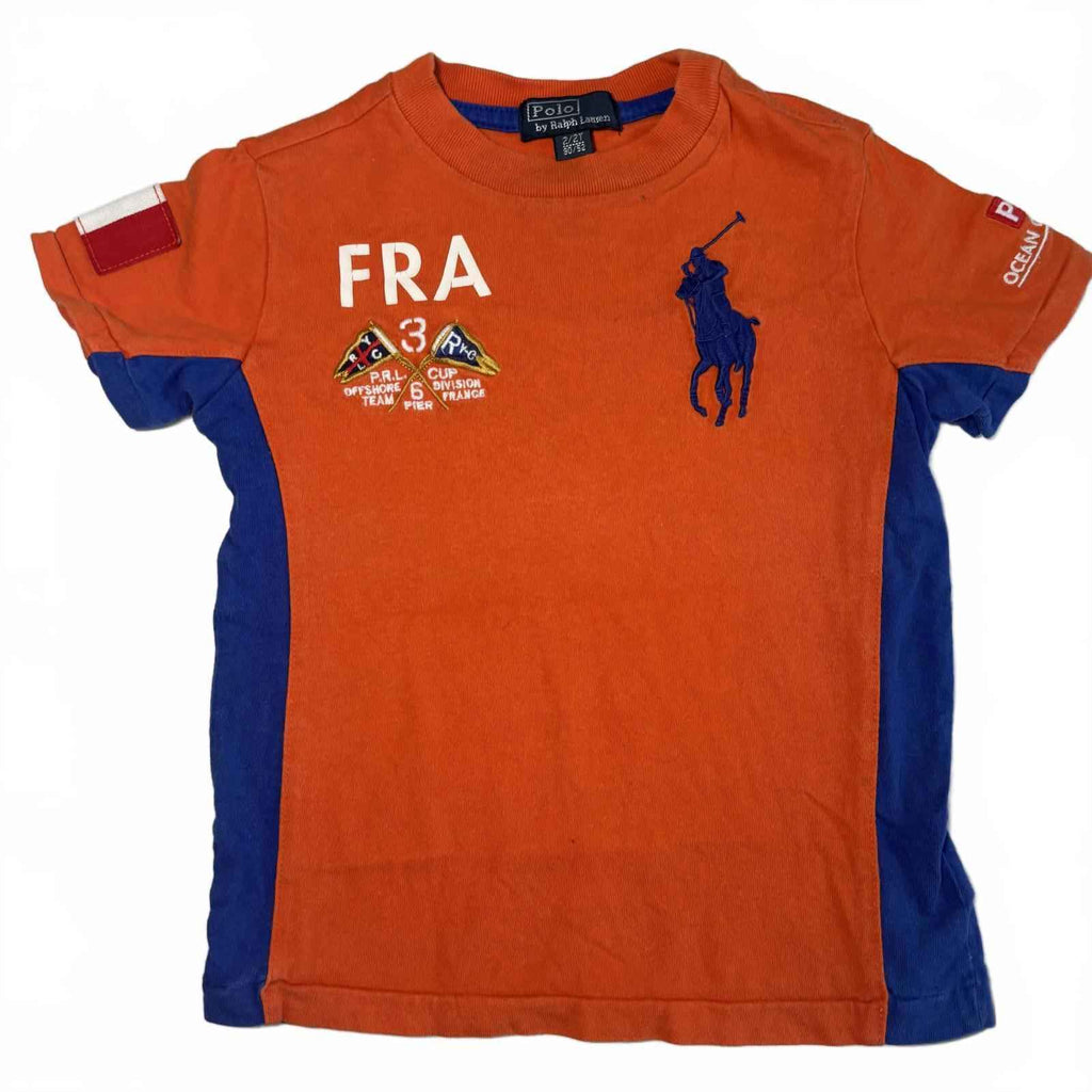Polo by Ralph Lauren Kids Orange Blue Polo Shirt Size 2T #PoloRalphLauren